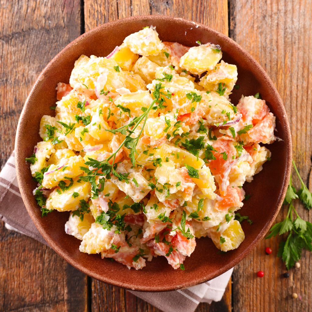 salade pommes de terre truite lunch box