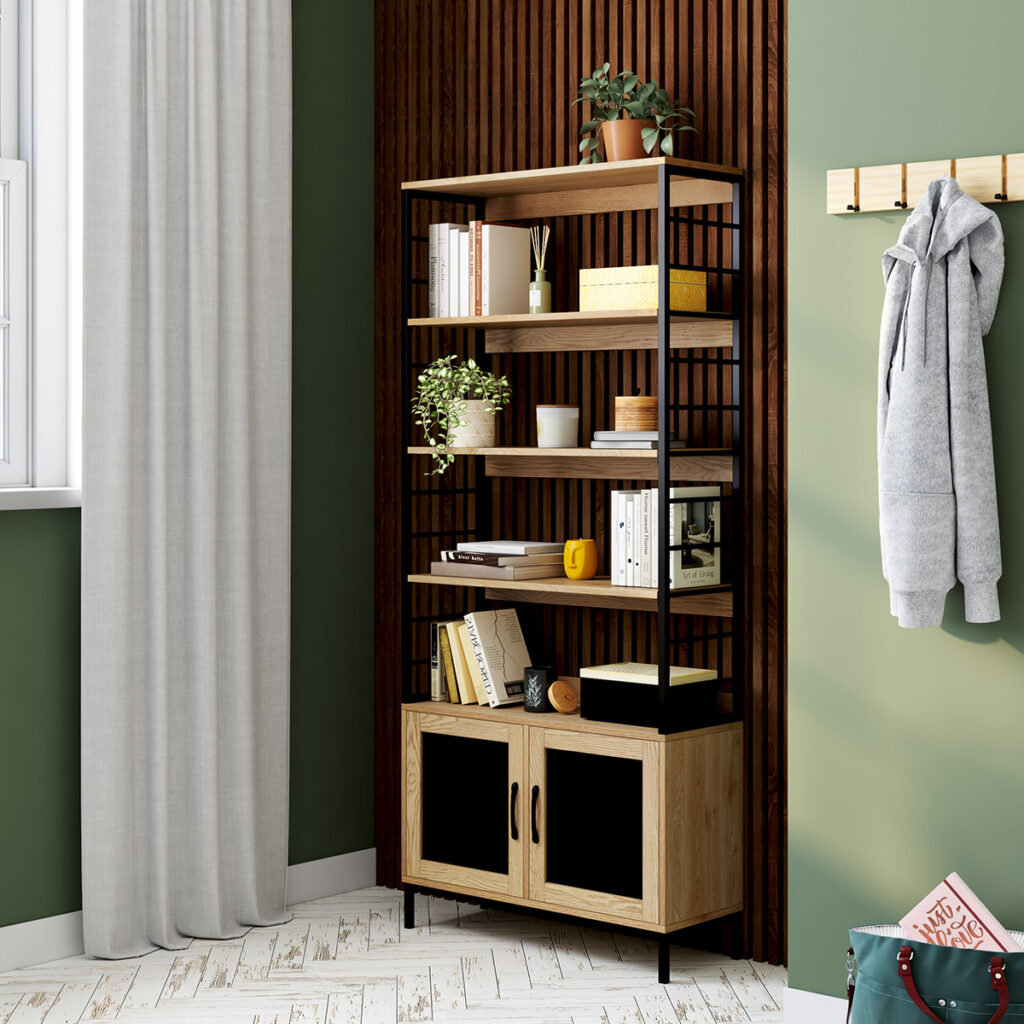 etagere bois metal esthetique