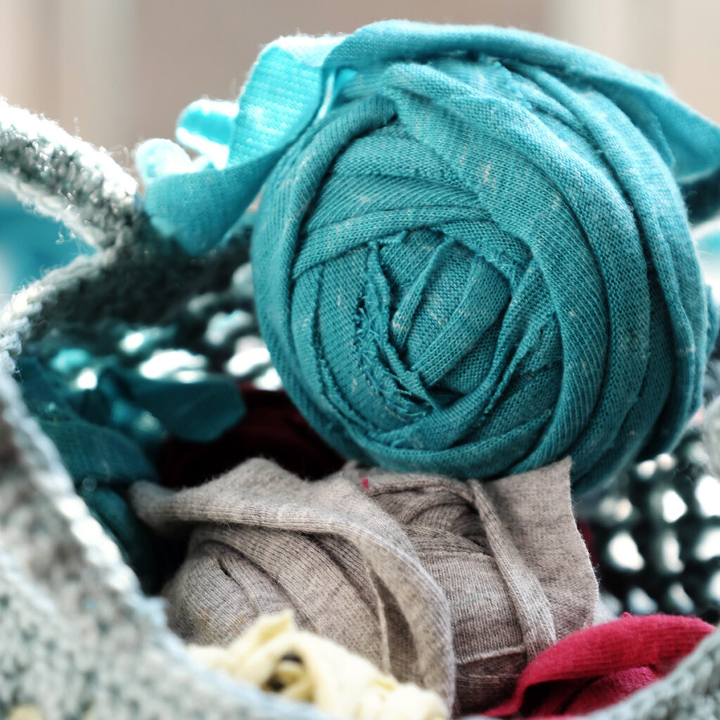 bandes tissu tshirt diy