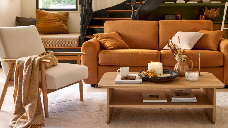 idees decoration automne salon