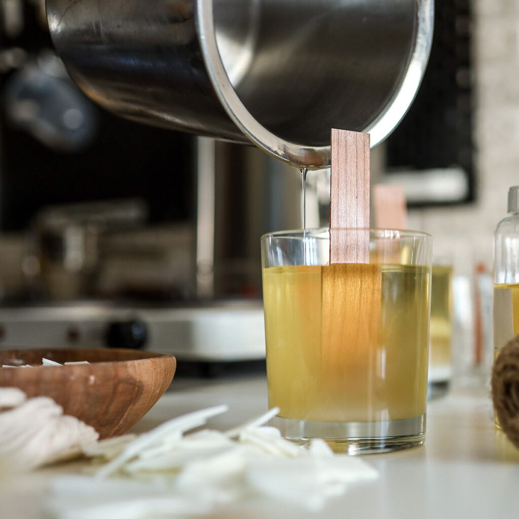 fabriquer bougies maison