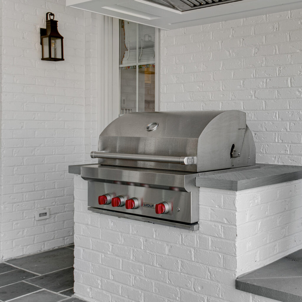 barbecue gaz cuisine exterieure hiver