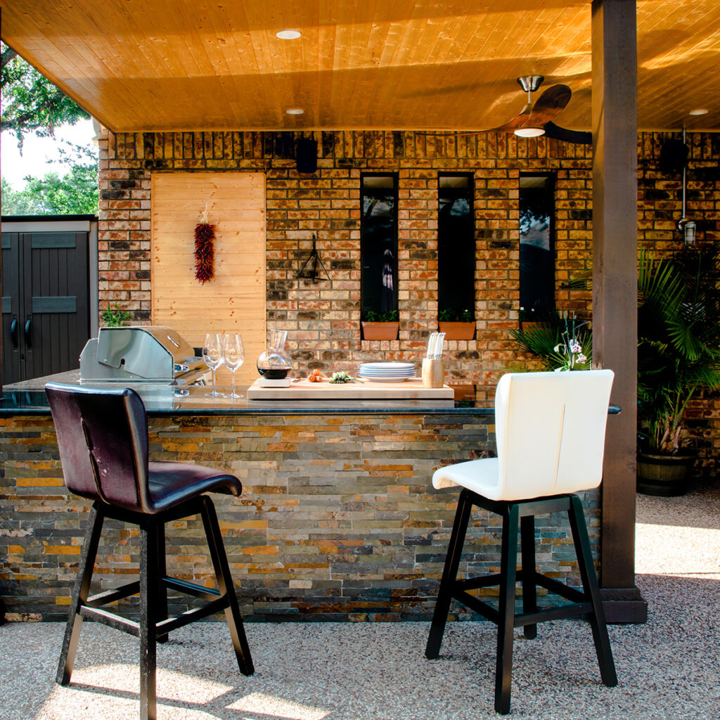 luminaires cuisine exterieure hiver