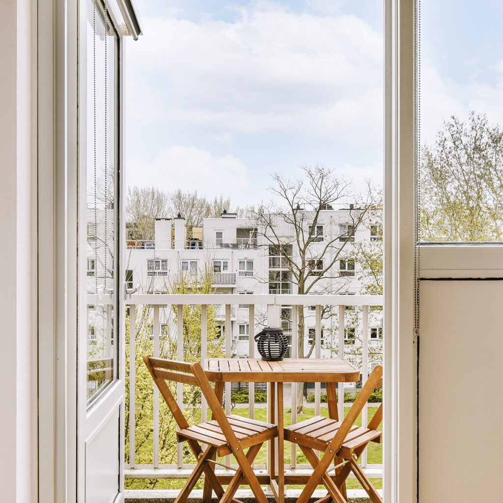 vue degagee ouverture perspective balcon