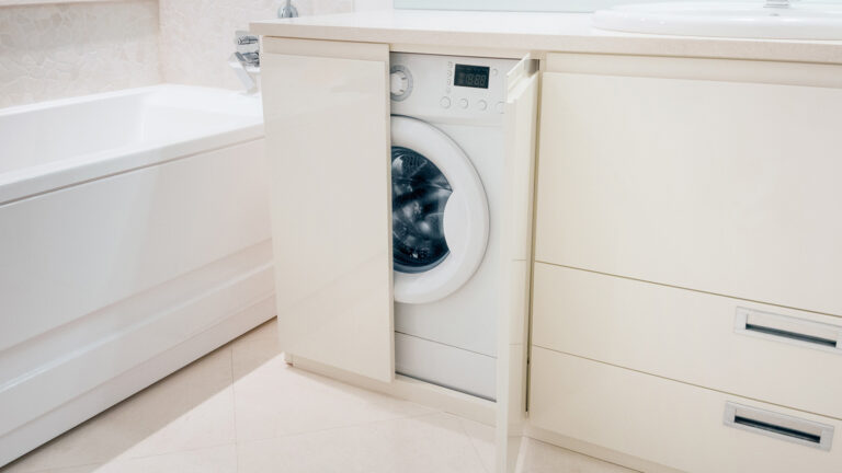 conseils pour cacher lave linge