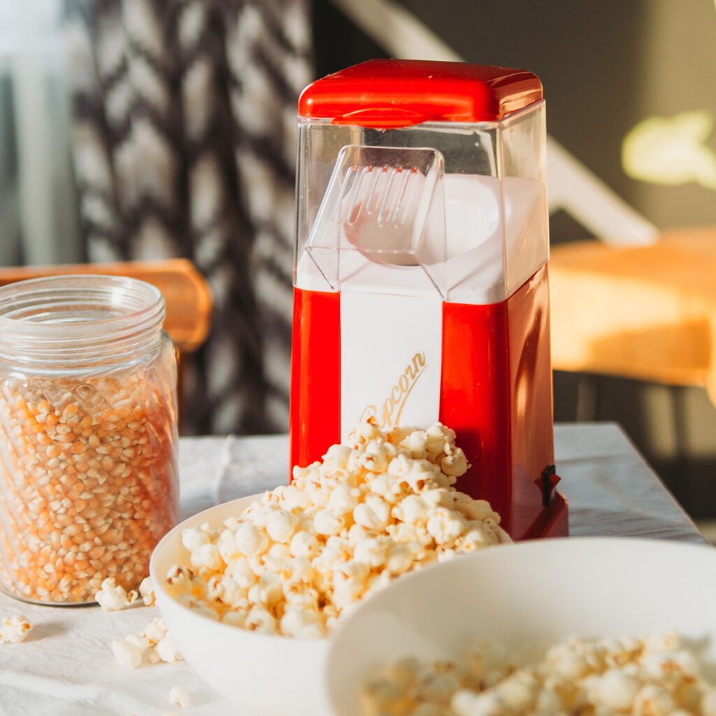 machine pop corn sale sucre