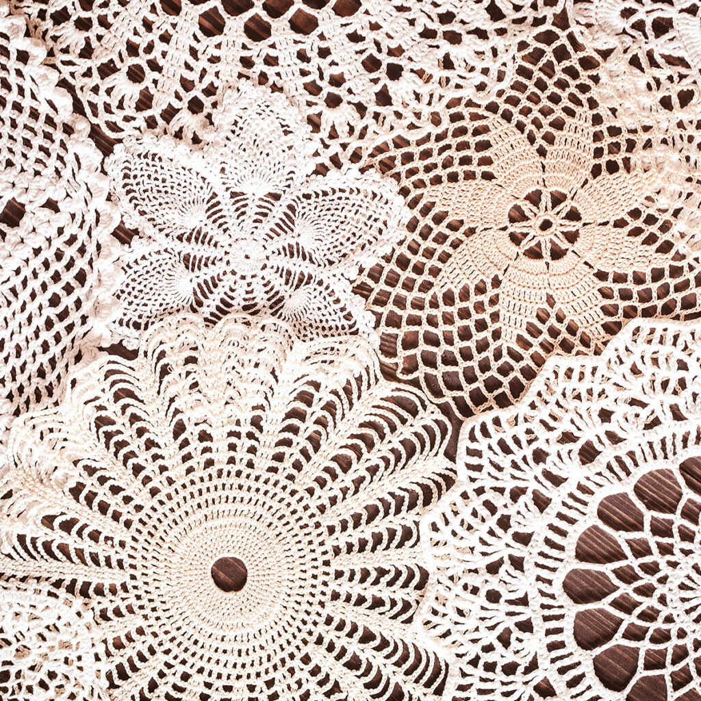 napperons vintage nappe