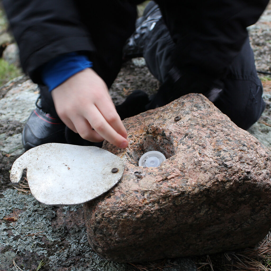 installer cache indices chasse au tresor