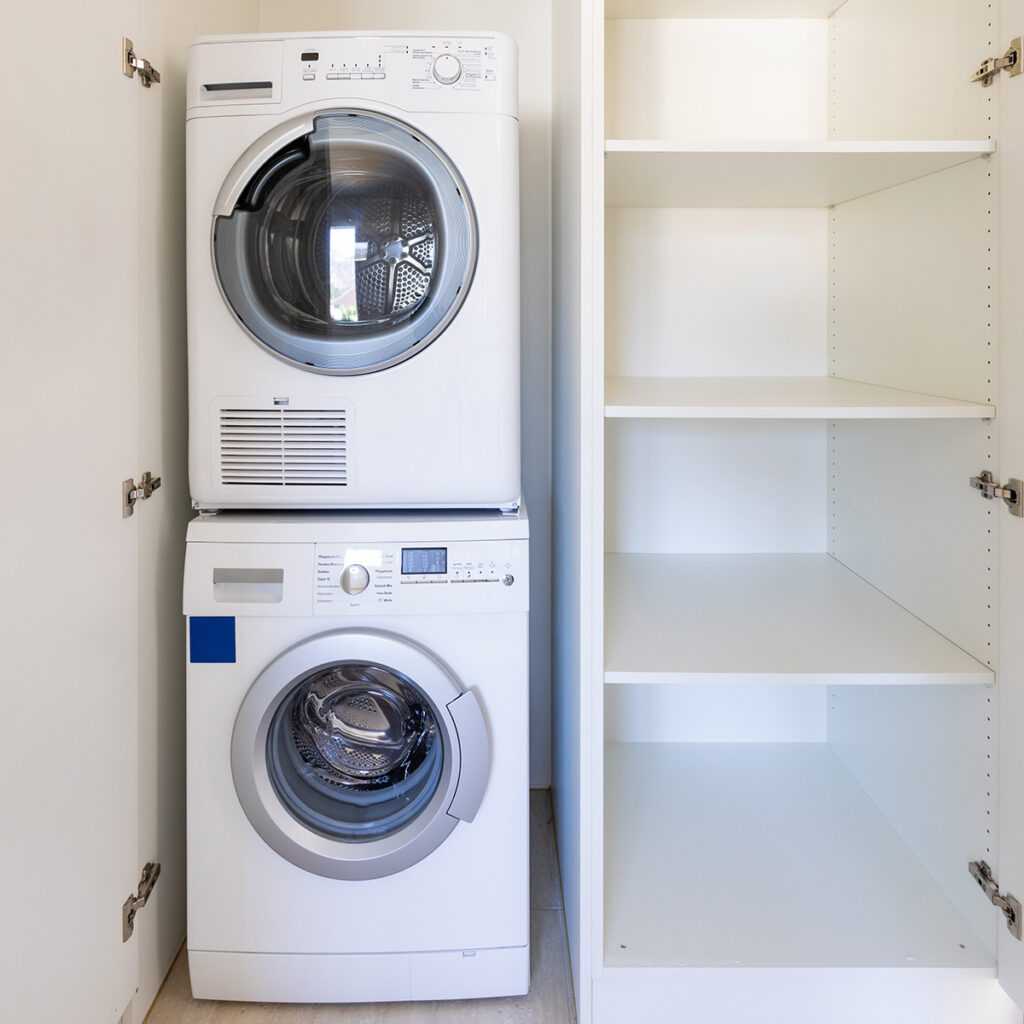 cacher lave linge placard