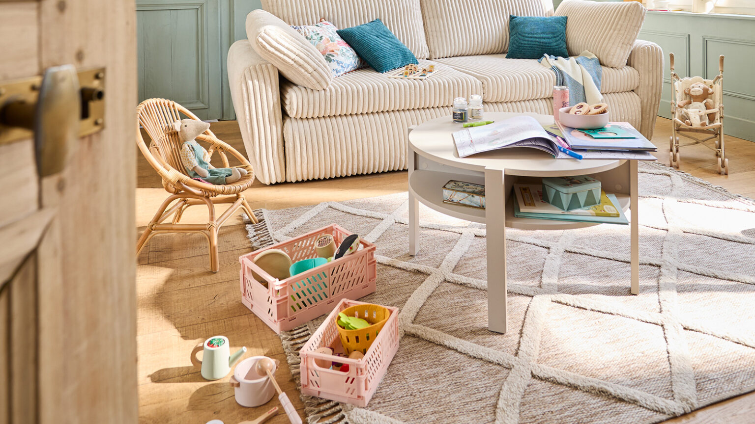 conseils pour amenager coin jeux enfants salon