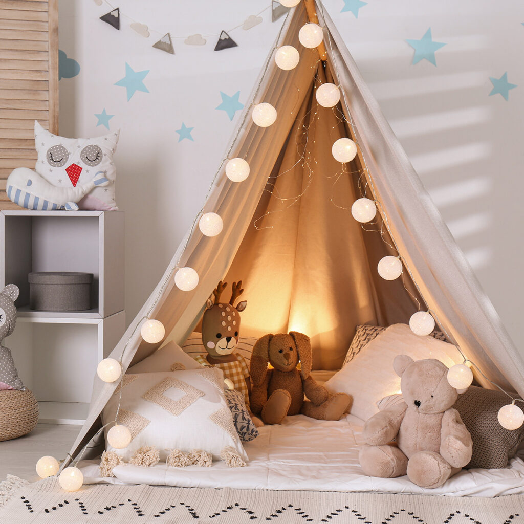 tente coin lecture cocooning enfants