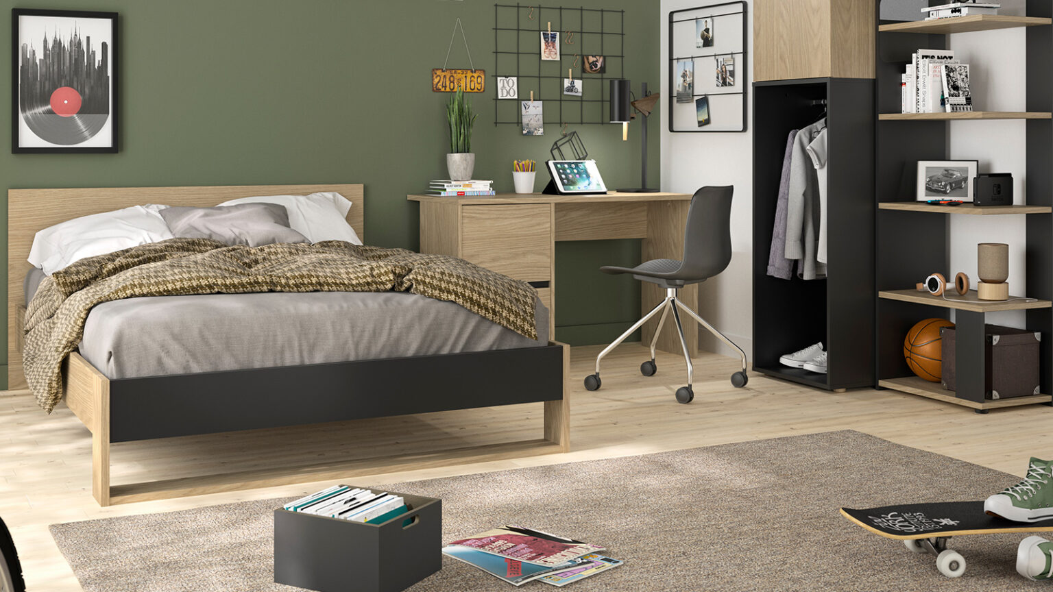 idees decoration chambre ado garcon moderne