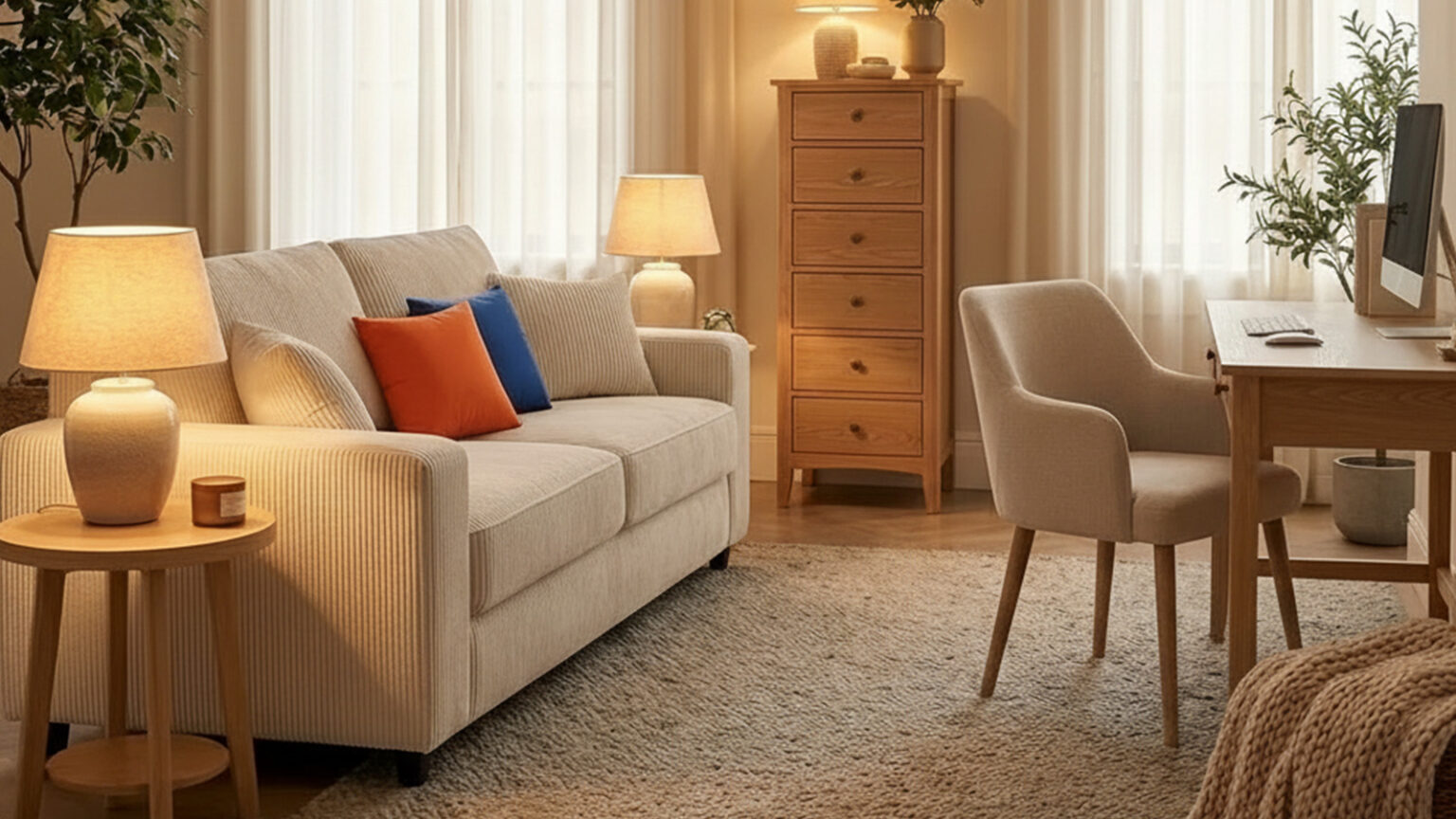 idees decoration chambre amis avec canape convertible