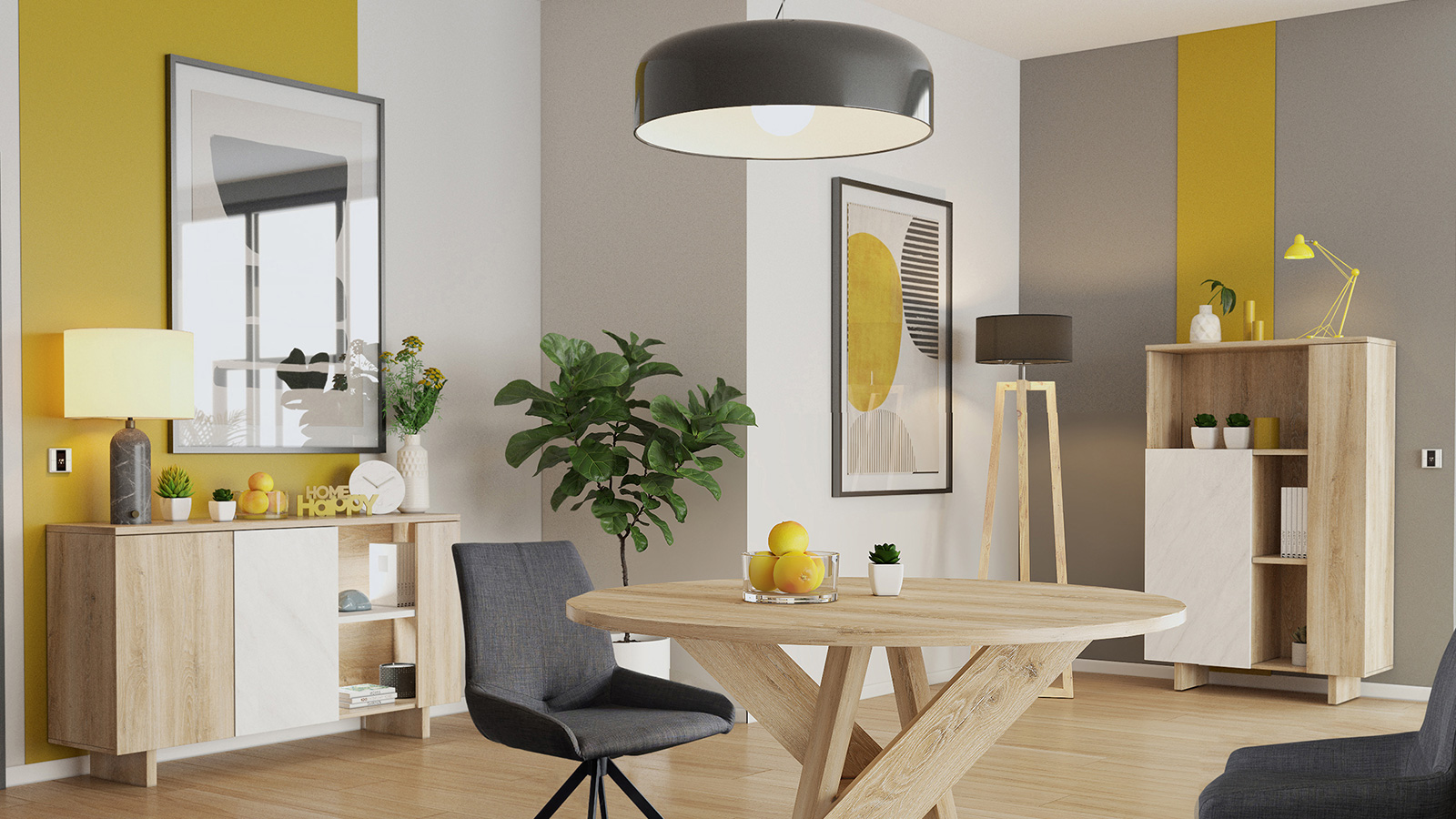 Inspirations pour décorer un mur de salle à manger – Blog BUT